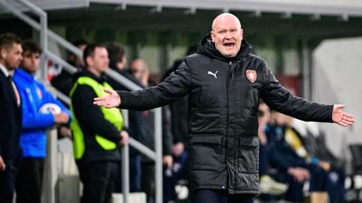 Trenér fotbalové reprezentace Ivan Hašek