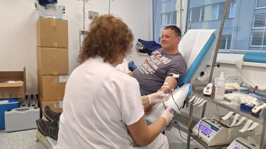 Dárce krve v prachatické nemocnici