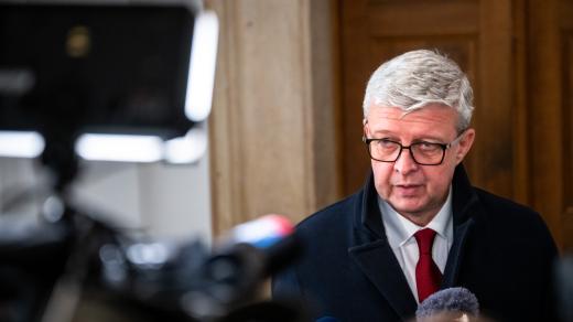 Místopředseda hnutí ANO Karel Havlíček po programovém jednání mezi ANO, SPD a Motoristy