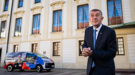 Předseda hnutí ANO Andrej Babiš jednal na Pražském hradě s prezidentem Petrem Pavlem