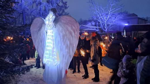 Vánočně vyzdobený Faunapark ve Frýdku-Místku