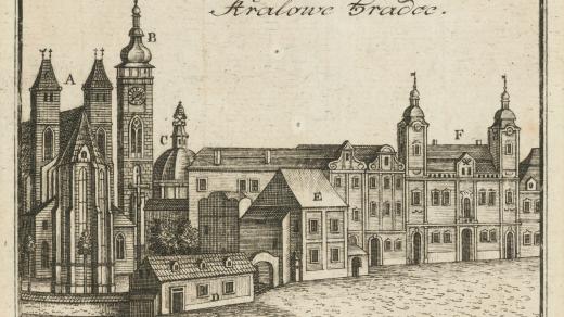 Jan Venuto a Ignác Ott - Prospekt západní části Velkého náměstí v Hradci Králové