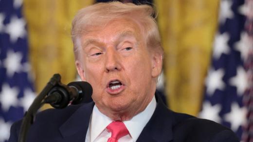 Americký prezident Trump pořádá akci k podpisu výkonného nařízení v Bílém domě ve Washingtonu.