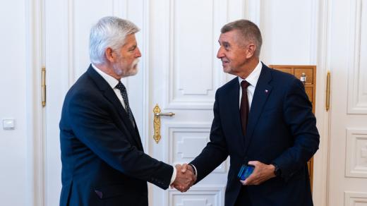 Prezident Petr Pavel a Andrej Babiš (ANO) na schůzce na Hradě čtyři dny po sněmovních volbách