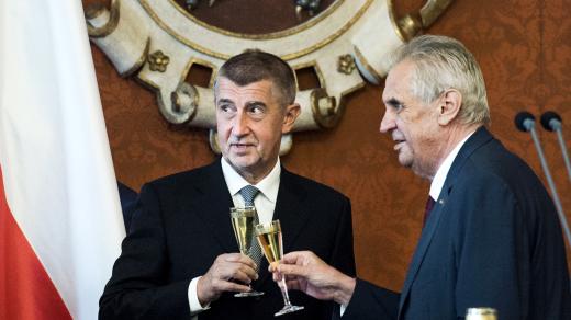 Andrej Babiš a Miloš Zeman