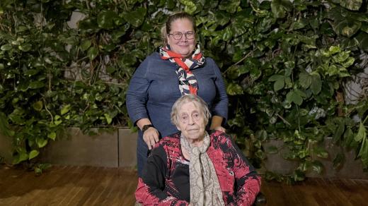 Kateřina Crhová a paní Ludmila