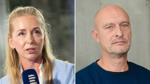 Karla Maříková (SPD), zastupitelka Karlovarského kraje, a předseda spolku Kaputin Otakar Van Gemund