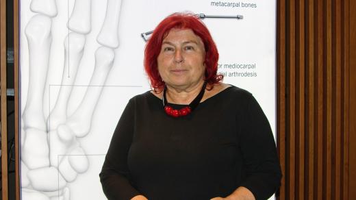 MUDr. Alena Schmoranzová na kongresu České společnosti chirurgie ruky v Harrachově