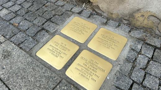 Kameny zmizelých, Kroměříž, Brauchbarovi, osazeno 11/2025 na ulici Vodní