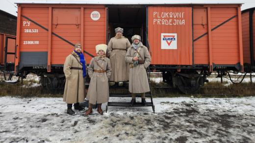 Legiovlak ukončí svou letošní pouť napříč Českem. Do neděle je k vidění v Borohrádku