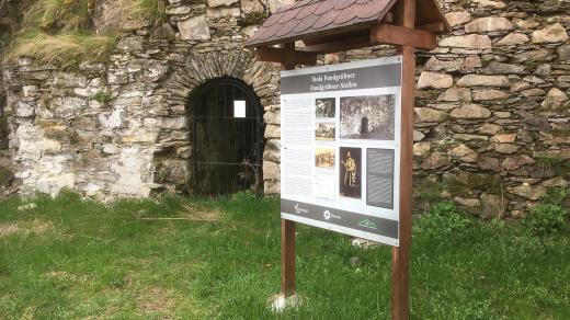 Vstup do štoly Fundgrübner v Jáchymově