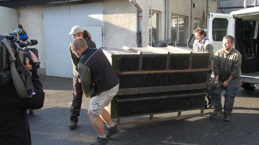 Převoz zvířat v Zoo Jihlava, takto přicestoval tygr Dandys