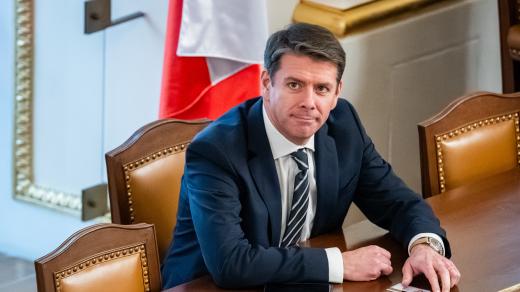 Nově zvolený místopředseda dolní komory Jan Skopeček (ODS)