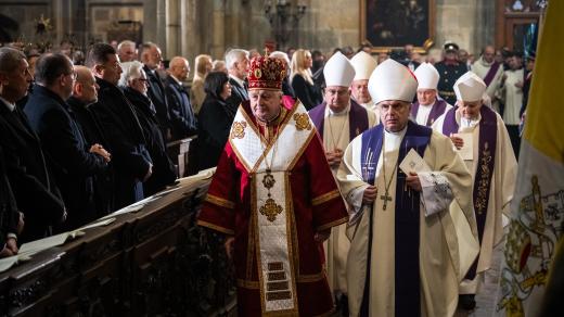 Pohřeb kardinála a bývalého pražského arcibiskupa Dominika Duky