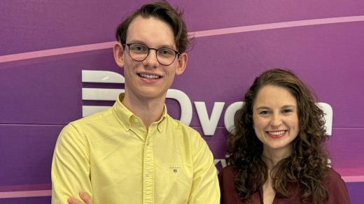 Tomáš Čermák a moderátorka Pavla Hubálková