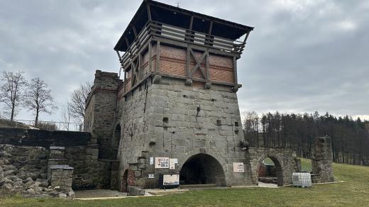 Vysoká pec v Šindelové na Sokolovsku