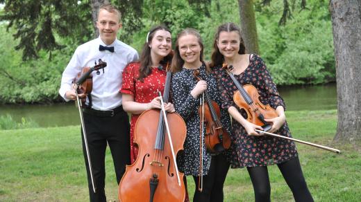 Leggiero Quartet aneb "Pohodáři" s titulem Talent Královéhradeckého kraje