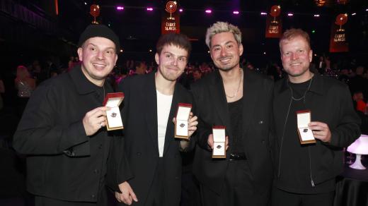 Na třetí místo v kategorii hudební skupina dosáhla kapela Mirai