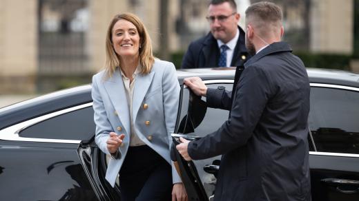 Předsedkyně europarlamentu Roberta Metsolaová