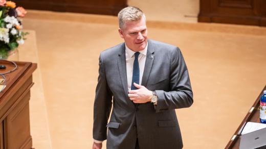 Filip Turek (Motoristé sobě) ve Sněmovně