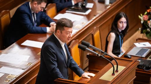 Nový předseda Sněmovny Tomio Okamura (hnutí SPD)
