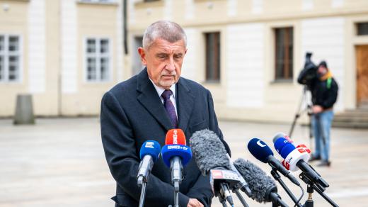 Předseda hnutí ANO Andrej Babiš po jednání s prezidentem Petrem Pavlem o dosavadních výsledcích Babišových vyjednávání o budoucí vládě