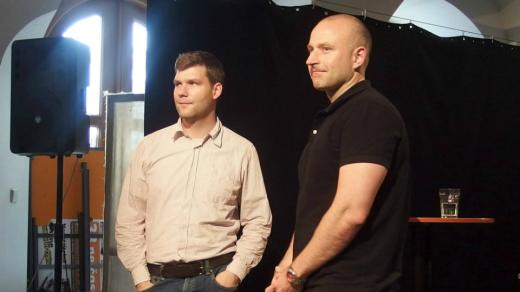 Autoři knihy Brno nacistické Michal Konečný a Alexandr Brummer.