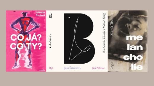 Nejlepší tuzemské knihy 2025: Miřenka Čechová: Co já? Co ty? Jana Šrámková, Jan Němec: Byt, Marek Technik: Melancholie