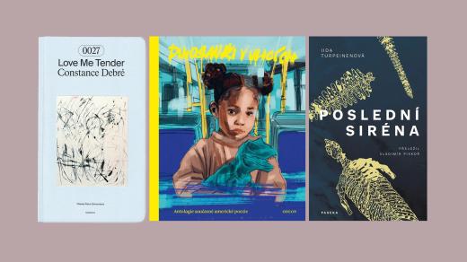 Nejlepší knihy podle Akcentu: Constance Debré: Love Me Tender (Tranzit), Dinosauři v ulicích - Antologie současné americké poezie (Odeon), Iida Turpeinen: Poslední siréna (Paseka)