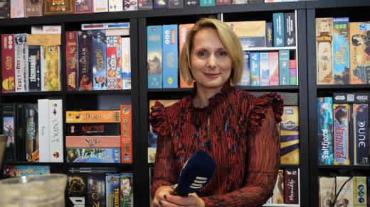 Zdeňka Žádníková-Volencová v rozhlasové kavárně