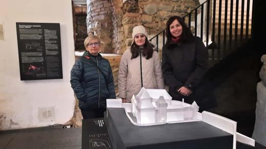Památkářka Petra Kaniová (na snímku vpravo)