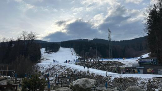 Sjezdovka v Koutech nad Desnou