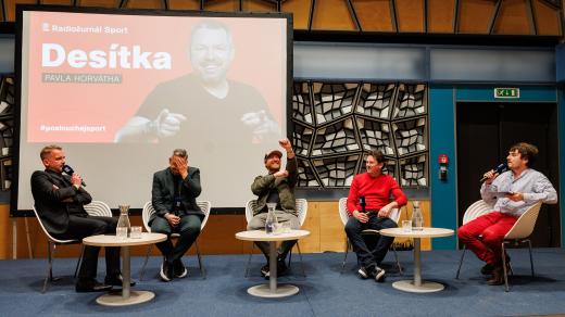 Aktéři živé Desítky Pavla Horvátha v Praze