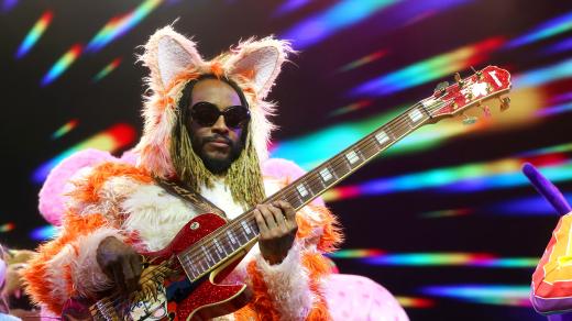 Thundercat s Yo Gabba Gabba! v Mojave Tent během festivalu Coachella Valley Music and Arts Festival 2025 19. dubna 2025