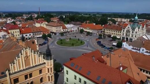 Nový Bydžov z ptačí perspektivy