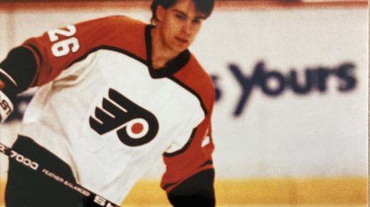 Martin Hosták v dresu Philadelphia Flyers