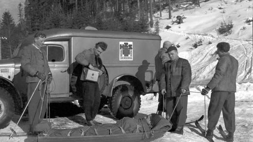 Horská záchranná služba, únor 1950