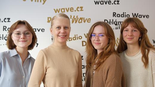 Lucie Emrová, Monika Granja, Eliška Palušová a Alexandra Rydvalová