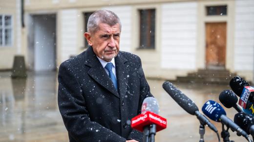 Předseda ANO Andrej Babiš po schůzce s prezidentem Petrem Pavlem, kterému předal seznam kandidátů ANO, SPD a Motoristů na ministry