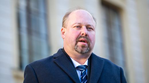 Kandidát na ministra spravedlnosti za ANO do budoucí vládní koalice ANO, SPD a Motoristů Jeroným Tejc po konzultaci s prezidentem Petrem Pavlem