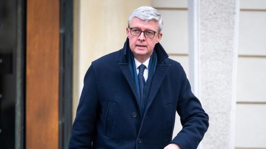 Kandidát na ministra průmyslu a obchodu za ANO do budoucí vládní koalice ANO, SPD a Motoristů Karel Havlíček po konzultaci s prezidentem Petrem Pavlem