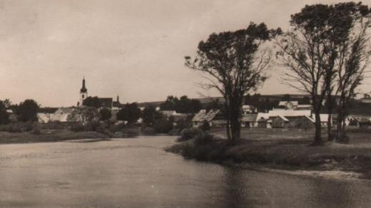 Dolní Vltavice na historické fotografii