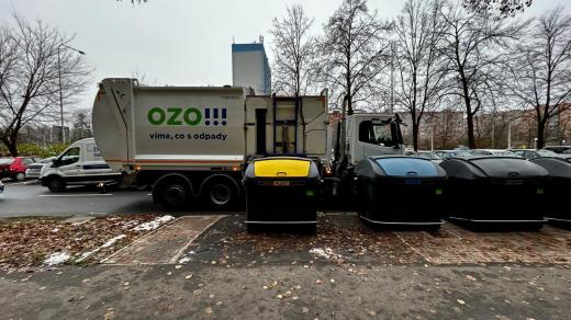 Velkoobjemové kontejnery v Ostravě