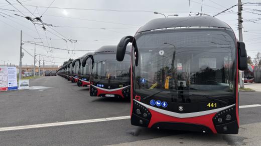 Nové trolejbusy v Českých Budejovicích