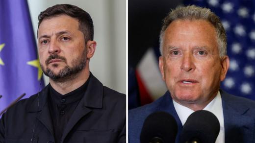 Ukrajinský prezident Volodymyr Zelenskyj a americký zvláštní vyslanec Steve Witkoff