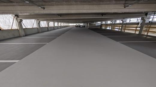 Parkovací dům Sojčák na Sídlišti nad Lužnicí v Táboře