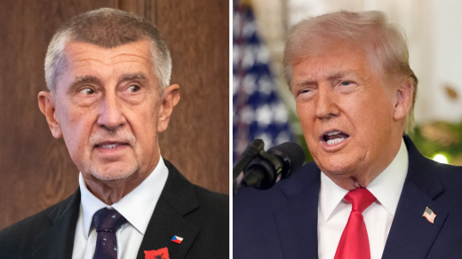 Andrej Babiš a Donald Trump