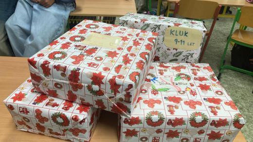 Připravené dárky do sbírky Krabice od Bot