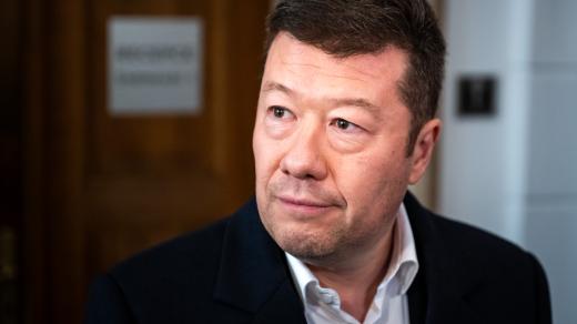 Předseda hnutí SPD Tomio Okamura po programovém jednání mezi ANO, SPD a Motoristy