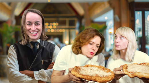 Buchty, langoše a Dominika